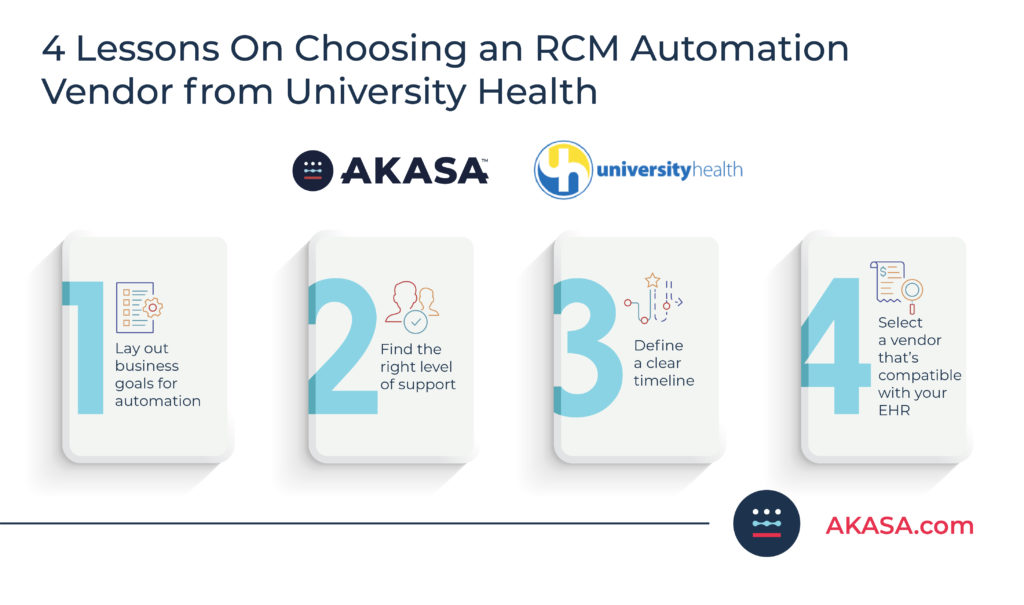 4 Lessons On Choosing an RCM Automation Vendor from University Health